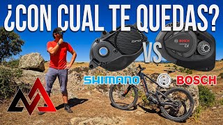 SHIMANO EP8 vs BOSCH PERFORMANCE LINE CX GEN 4 💥 COMPARATIVA completa de MOTORES para EBIKE [upl. by Noral939]