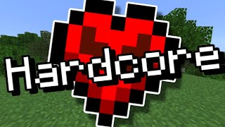 I Played HARDCORE Mode In Minecraft BEDROCK [upl. by Witcher]