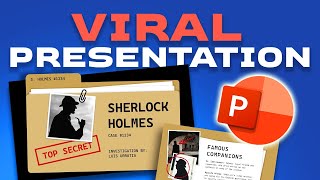 How to make this VIRAL quotInvestigationquot PRESENTATION using POWERPOINT 🔍🤩 [upl. by Alfredo611]