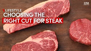 Tenderloin ribeye or sirloin How to choose the right cut of steak for home cooks  CNA Lifestyle [upl. by Rico]