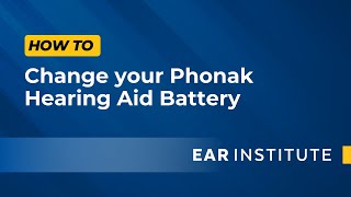 How to change your Phonak Hearing Aid Batteries [upl. by Alien901]