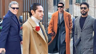 Mens Fashion Trends 2024 FallWinter Street Style Milan FW Menswear [upl. by Leopoldeen647]