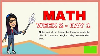 MATATAG MATHEMATICS GRADE 1 WEEK 2 DAY 1 QUARTER 2 [upl. by Grani]