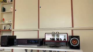 JVC Wood Cone speakers Yamamoto Soundcraft A08s amp Wadia 302 Cd Player Patricia Barber [upl. by Alac288]