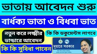 বার্ধক্য ভাতায় আবেদন করতে কোন কোন ডকুমেন্ট লাগবে  Duyare Sarkar Camp  laxmir bhandar apply 2024 [upl. by Cattier]