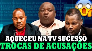 AQUECEU Debate quase foi parado por Massango Elvino Dias e Edson ao desmascarar membro da Frelimo [upl. by Nylirret]