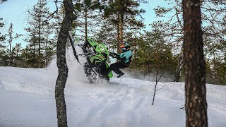 Arctic Cat Mountain Cat 146quot Styrbyte Med Modshop [upl. by Ernesto134]