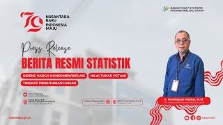 PRESS RELEASE  Berita Resmi Statistik 1 Agustus 2024 [upl. by Nedry2]