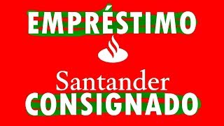 Santander empréstimo Consignado [upl. by Emmott]