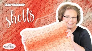 Easy Crochet Shell Stitch 🌟BONUS MATERIAL🌟  Free Shell Stitch Baby Blanket Pattern [upl. by Desma]