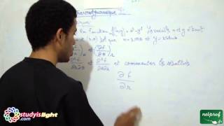 Thermodynamique 1 outils mathématiques Exercice1 part1 [upl. by Jeffers]