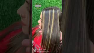 Golden Blonde Hair Colour shorts newdograsalon highlights [upl. by Larisa]