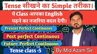 LEARN TENSE IN ENGLISH GRAMMAR WITH EXAMPLES PRESENT TENSEPAST TENSEFUTURE TENSE  By Azam Sir [upl. by Chuah]