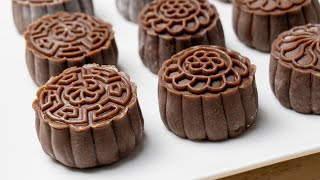 Chocolate Icecream Mooncakes easy recipe [upl. by Eneladgam]