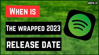 When is the release date of Spotify wrapped 2023 [upl. by Chemush]