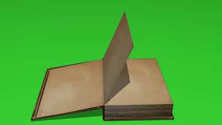 Opening Book Green Screen Video No Copyright Free videoAnimated Book Opening Green Screen Effect [upl. by Cadmar]