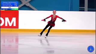 Elena Kostyleva  FS Russian Novice Championships 2023 [upl. by Nomyar]