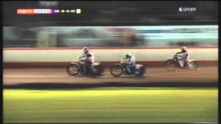 Amazing speedway Indianerna vs Elit Vetlanda 2012 Heat 12 [upl. by Akelahs368]