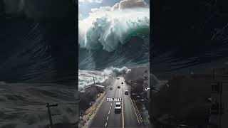 PENAMPAKAN TSUNAMI TERBESAR shorts tsunami alurceritafilm [upl. by Llenahs729]