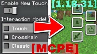 How to enable new touch control in 11831MCPE official version [upl. by Magas]