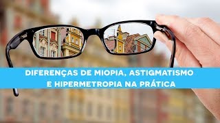 Diferenças Miopia Astigmatismo e Hipermetropia [upl. by Nylteak]