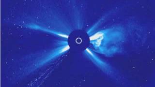 Mix of Solar Coronal Mass Ejections  Comet Disintegration  Planets  SOHO [upl. by Lose]