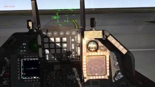 Falcon BMS  Rampstart Take Off ILS Approach amp Landing FR [upl. by Elfstan478]