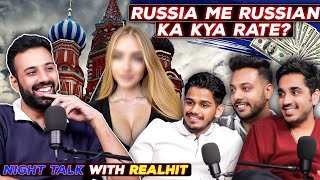 Russia Mein Russian Ka Rate Jobs Parties and Life In Russia  RealTalk Clips [upl. by Ettesyl]