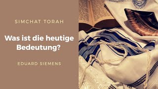 Simchat Torah amp dessen heutige Bedeutung [upl. by Refotsirc]