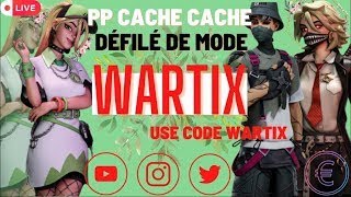 LIVE FORTNITE Défilé de modecache cacheFight [upl. by Eicaj]