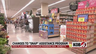 Feds plan to roll back emergency SNAP benefits for New Mexicans [upl. by Kciredec117]