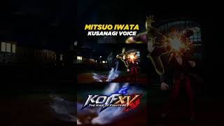 Mitsuo Iwata KUSANAGI VOICE KofXV thekingoffightersxiv kof games gaming nintendo fightinggames [upl. by Dieter]