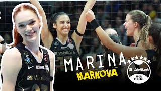 Marina Markova  vakifbank vs Sariyer Bld  Turki volleyball League 2024 [upl. by Johan450]