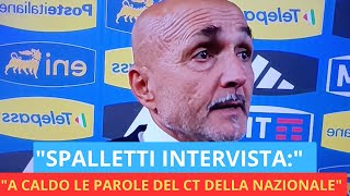 SPALLETTI INTERVISTA POST ITALIA  BELGIO [upl. by Ahsya]