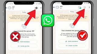 WhatsApp Grup Sesi Nasıl KaldırılırSohbet  WhatsApp Grubu Nasıl KapatılırSesli Sohbet Simgesi 2025 [upl. by Ailisab227]