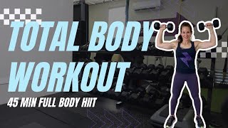 Ultimate 45min Total Body Bootcamp Workout [upl. by Ahsikam714]