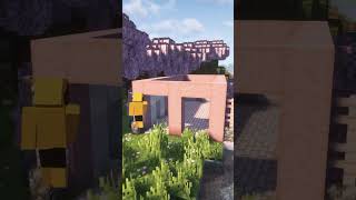 Minecraft Japanese Cherry Blossom House🌸 minecraft shorts [upl. by Beattie]