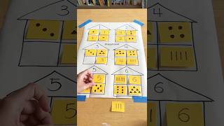 Boost your preschooler’s counting and subitising skills with this fun Counting Houses activity 🏠 [upl. by Aedrahs217]