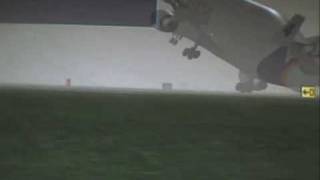 Airbus A300 super transporter crashglitch saint maarten [upl. by Iaoh17]