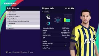 Miguel crespo face e football pes 2021 [upl. by Marena450]