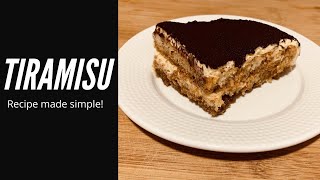 Tiramisu recipe  Easy to make [upl. by Haimirej560]