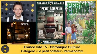 France Info TV  Calogero  Le petit coiffeur  BD Permacomix par Isabelle Layer [upl. by Otsirc]