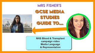 GCSE Media  NHS Blood amp Transplant advert  Media Language amp Representation [upl. by Moulden]