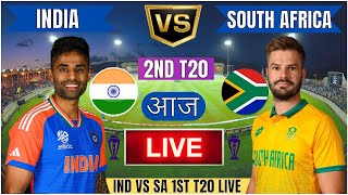 Live India Vs South Africa 2nd T20 Live  IND Vs SA Live Match Today Last 5 Overs 2nd Innings [upl. by Herzog]