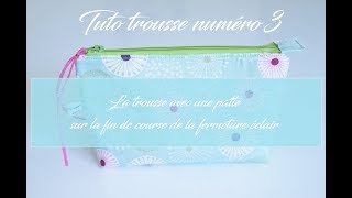 Trois façons de poser une fermeture éclair sur une trousse doublée méthode n°3 [upl. by Heddie208]