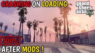 Fix GTA 5 Crashing on Load After Mods in 2 Minutes [upl. by Nyvek]