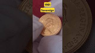 The famous gold Sovereign This one is from 1981 coins gold sovereign [upl. by Renie359]