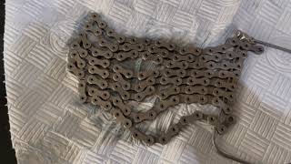 REWAXING A CHAIN WITH MOLTEN SPEED WAX PLUS BEES WAX [upl. by Becka736]