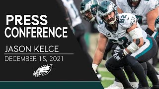 Jason Kelce Talks Walter Payton Man of the Year Nomination amp More  Eagles Press Conference [upl. by Dhruv409]