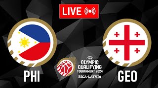 FIBA LIVE GILAS PILIPINAS vs GEORGIA  July 4 2024  2024 FIBA OLYMPIC QUALIFIER LIVE 2K [upl. by Anoyi364]